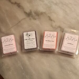 Scented Wax Melts Set - Pink, Purple, Red